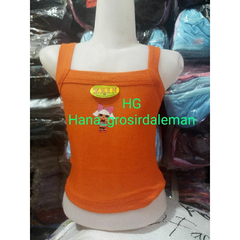 6 PCS SINGLET TENGTOP ANAK PEREMPUAN zein