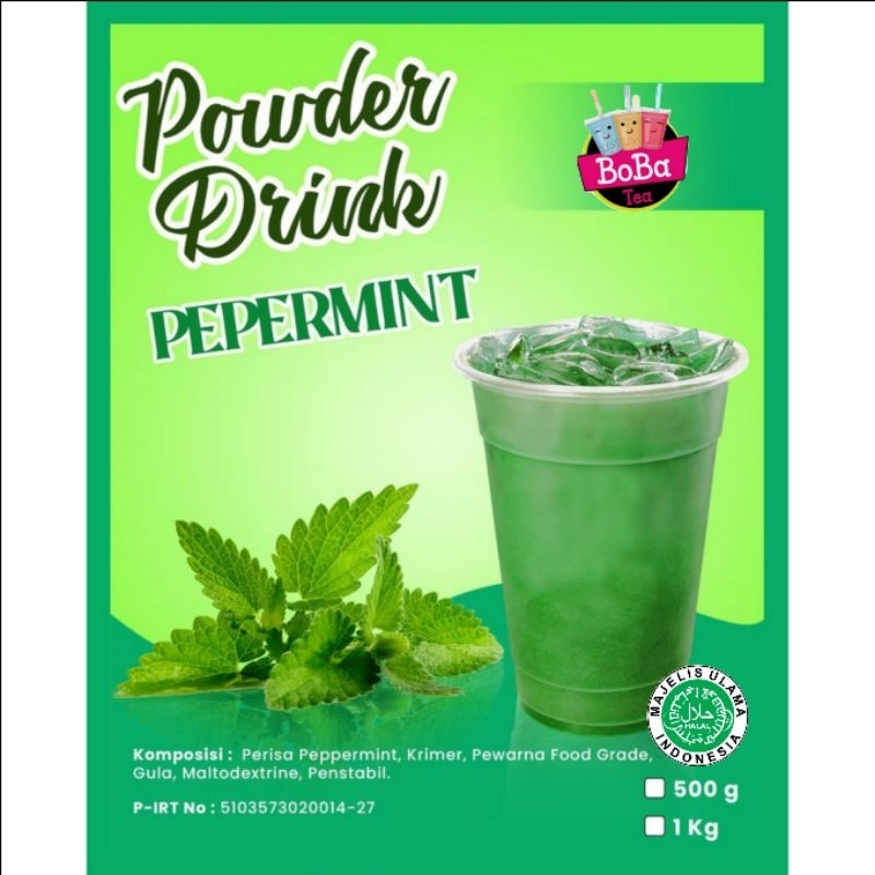 [1kg Rare] Bubuk Minuman Rasa Peppermint 1 KG - RARE (REGULER LANGKA)