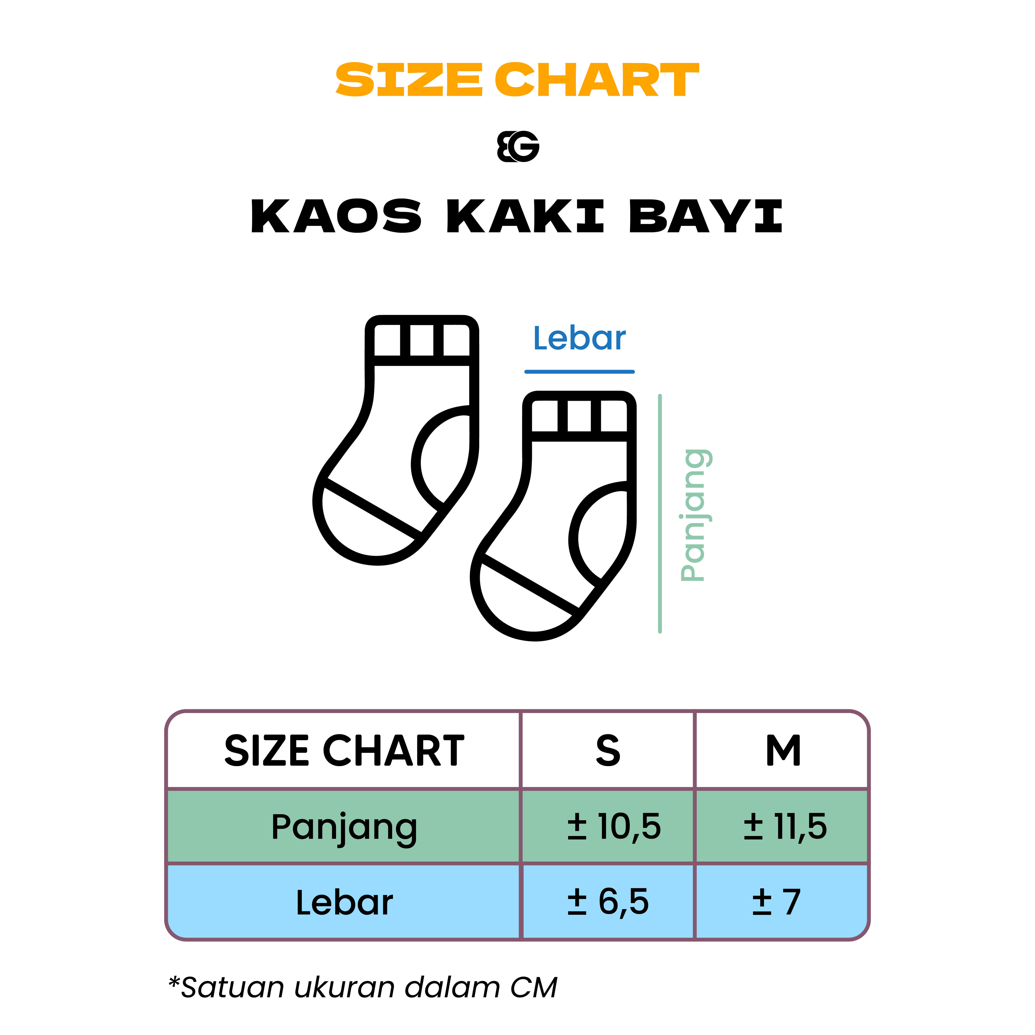 Kaos Kaki Bayi Anti Slip Pendek Briffgold