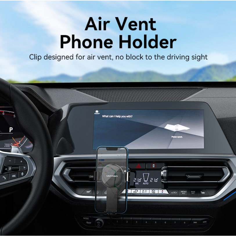 VENTION Car Phone Holder Mount Air Vent Gantungan HP Ac Mobil Standing