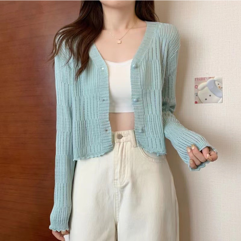 Jowa Sweater Cardigan Top Outerwear Knit - Atasan Wanita Rajut Import TM (56071-1)