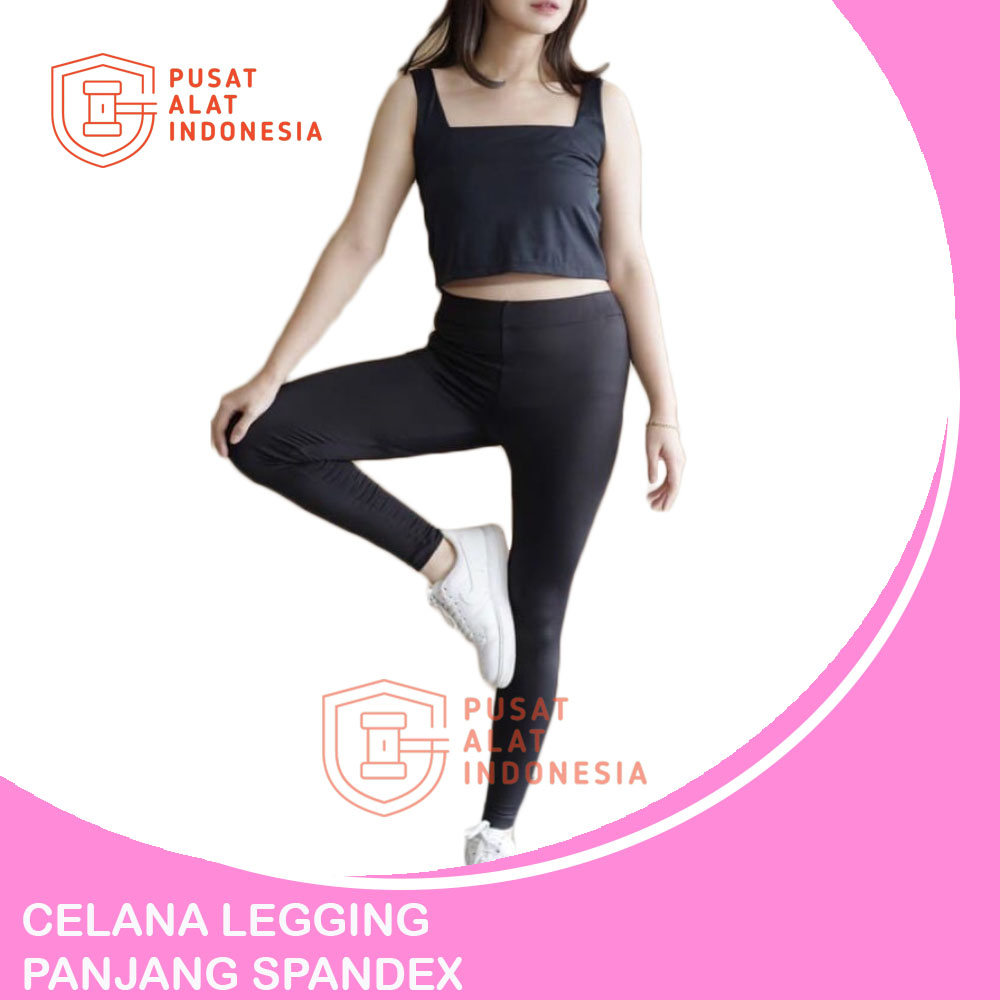 Celana Legging Wanita Olahraga Jumbo Lebih Tebal Pakaian Dalam Anti Gerah Tidak Nerawang Cl18Pa