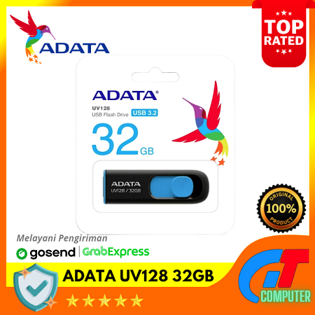 Flashdisk ADATA UV128 USB 3.0 slider 32GB - Original