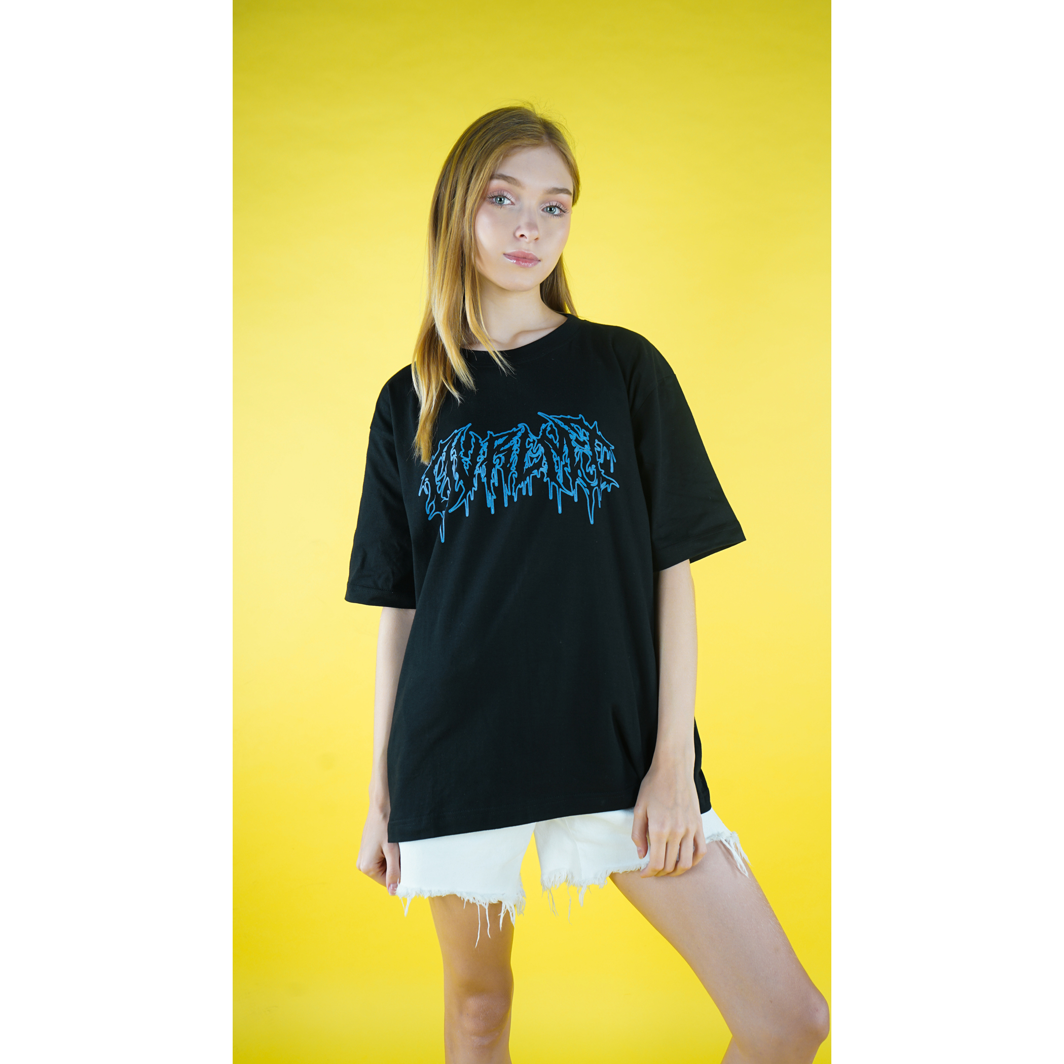 OVERLIMIT FONT METAL T-SHIRT OVERSIZE | KAOS OVERSIZE | STREETWEAR