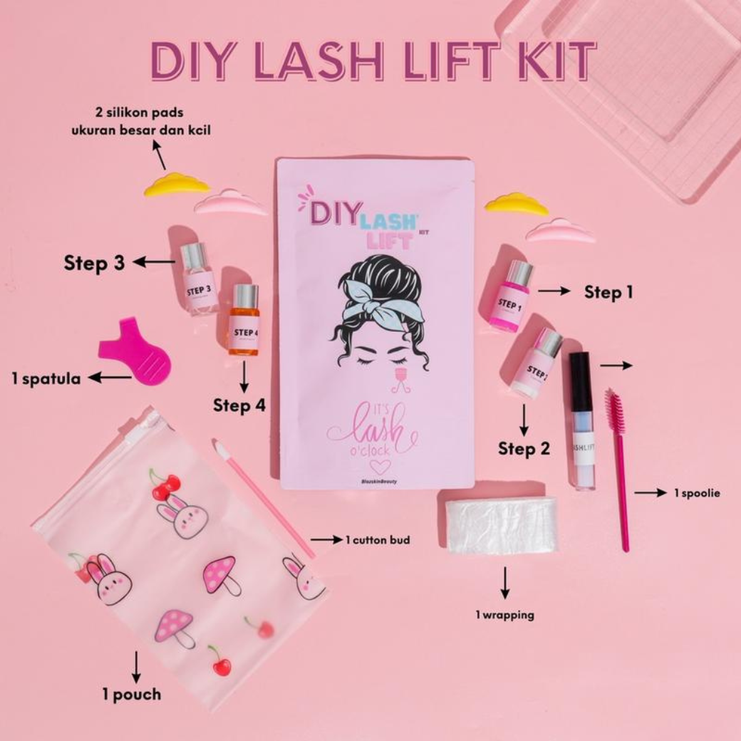 [ FREE GIFT ] DIY LASH LIFT KIT Blazskin Beauty - Eyelash Lift Pelentik Bulu Mata