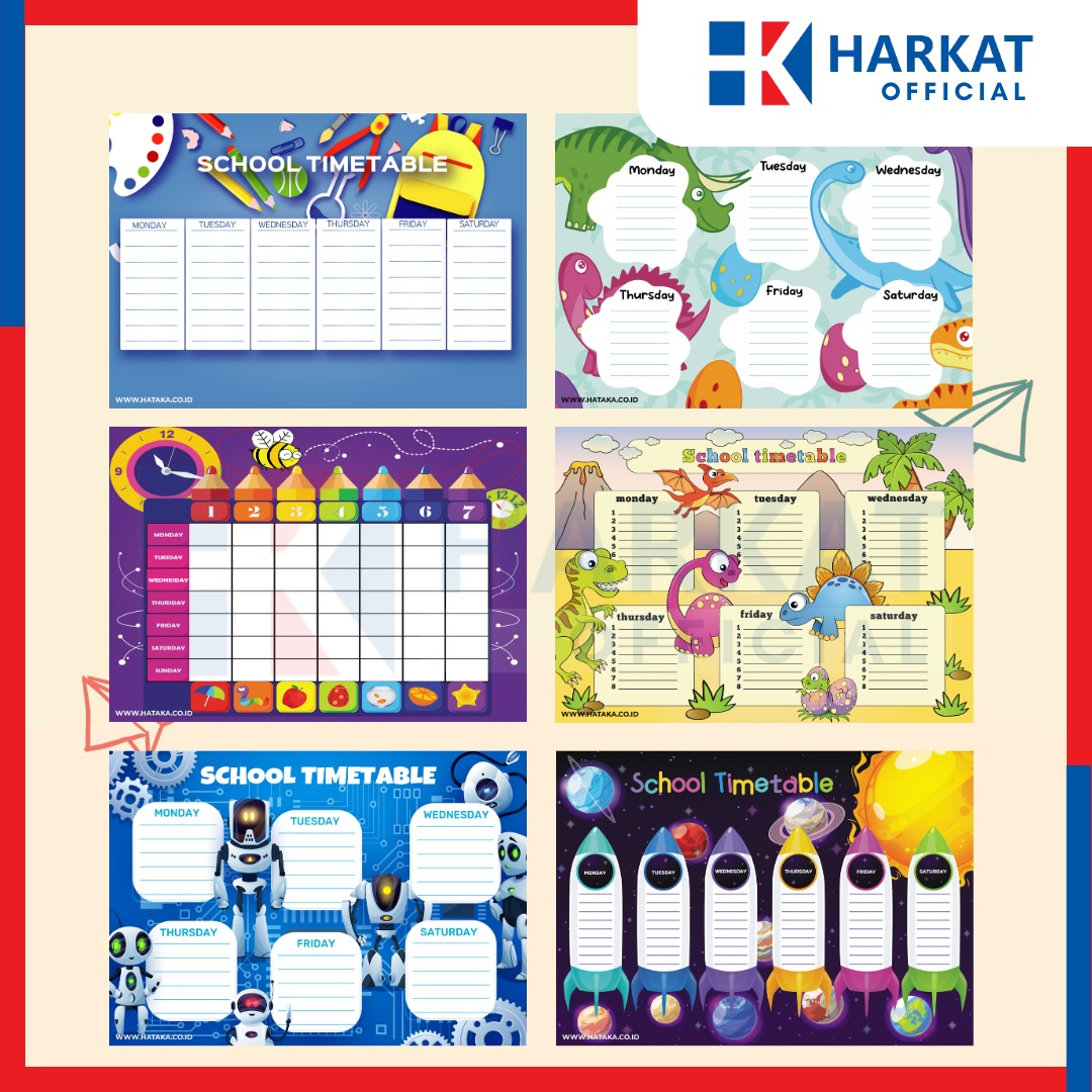 

( PAKET RESELLER 60 PC) JADWAL ANAK KEKINIAN POSTER JADWALVIRAL