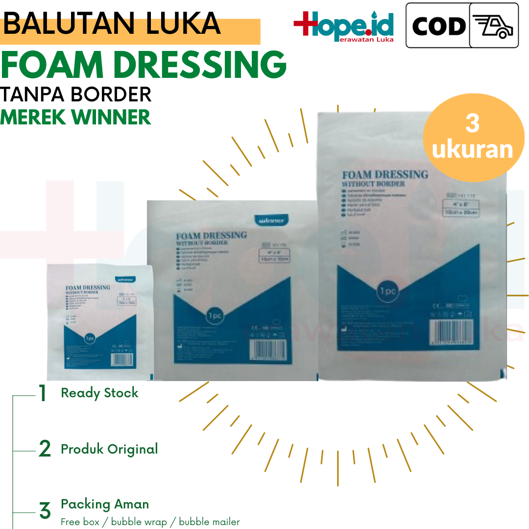 Foam Dressing Winner Perawatan Luka