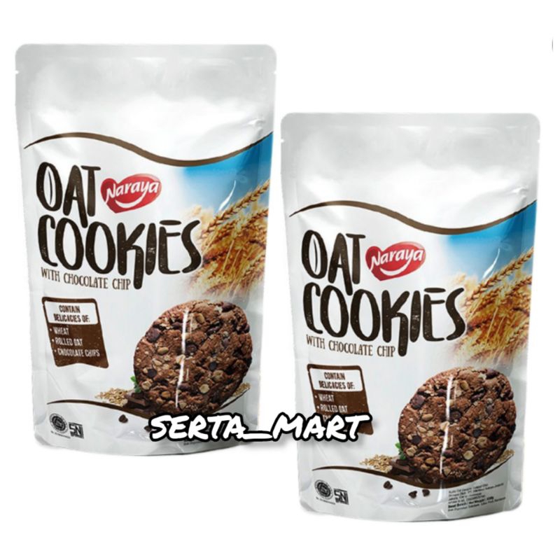 

Naraya Oat Choco Cookies 150gr - Chocolate Chips