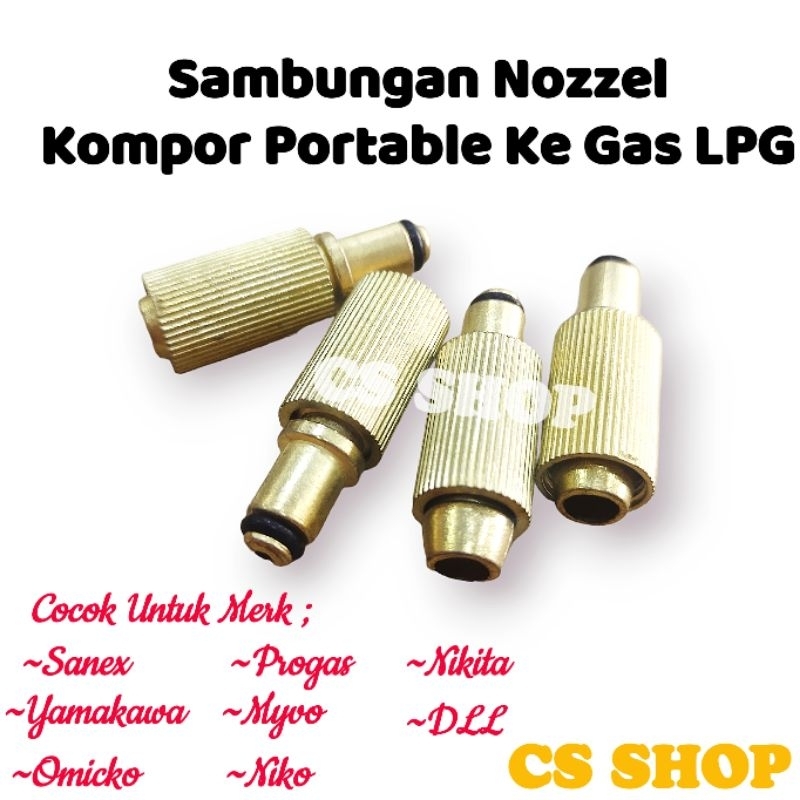 SAMBUNGAN NOZZEL KOMPOR PORTABLE KE TABUNG GAS LPG