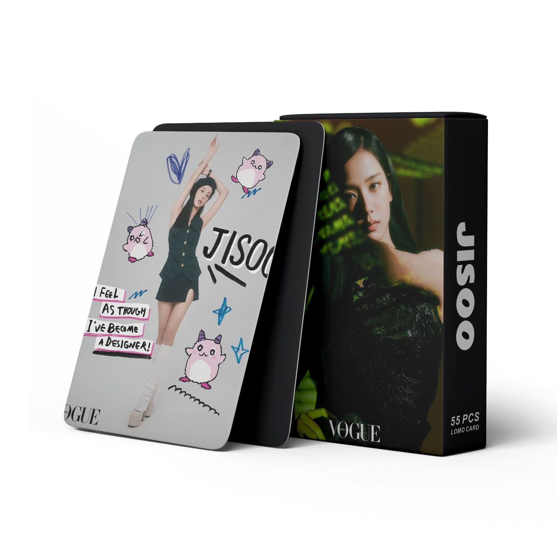 [kstuffind] JISOO VOGUE PHOTOCARD LOMO CARD PHOTO KARTU FOTO PC BP BLINK MURAH 54 PCS 54PCS