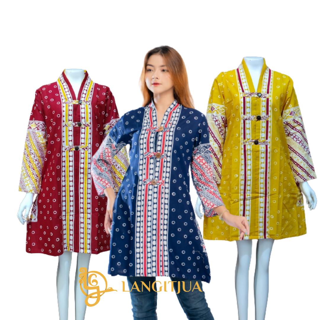 TUNIK INTEN PERMATA  | DRESS BATIK BUSUI FRIENDLY