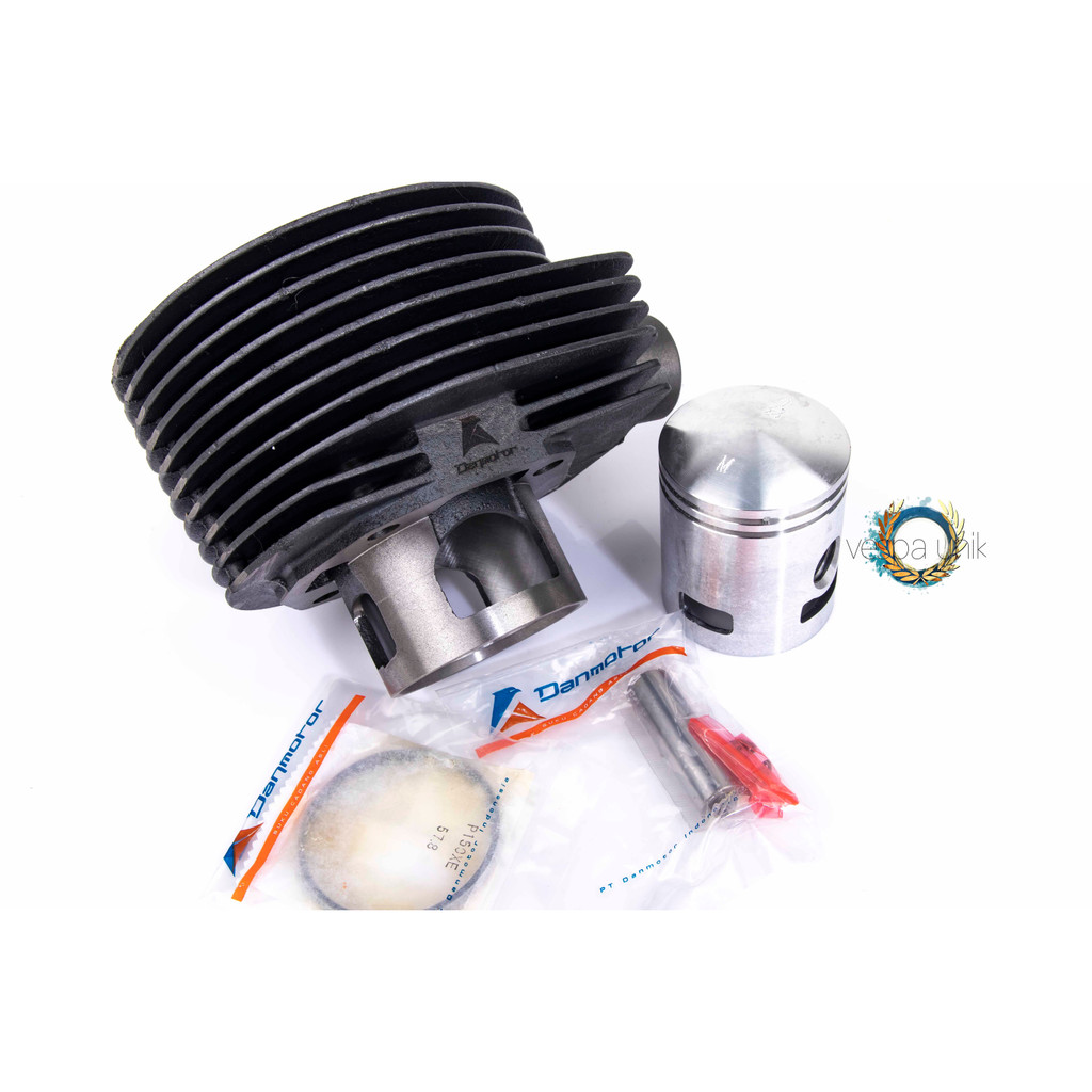 Cylinder Blok Set Lubang 5 Vespa PX Exclusive2 Excel Danmotor