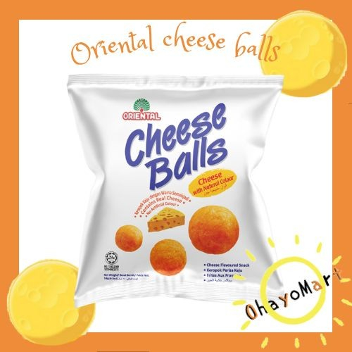 Oriental Cheese Balls Family Pack / Chiki Balls Keju Oriental Besar 8p