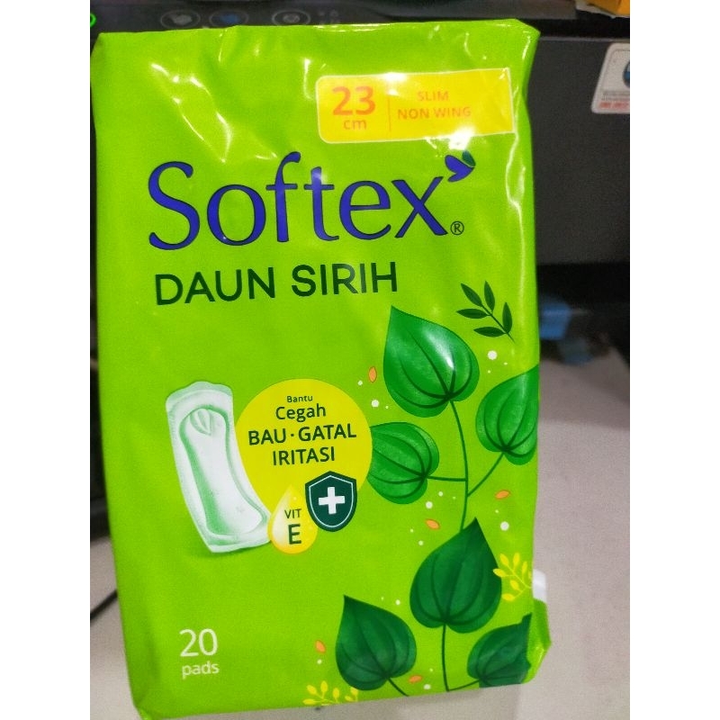 Softex Daun Sirih 23cm Non Wing Pads