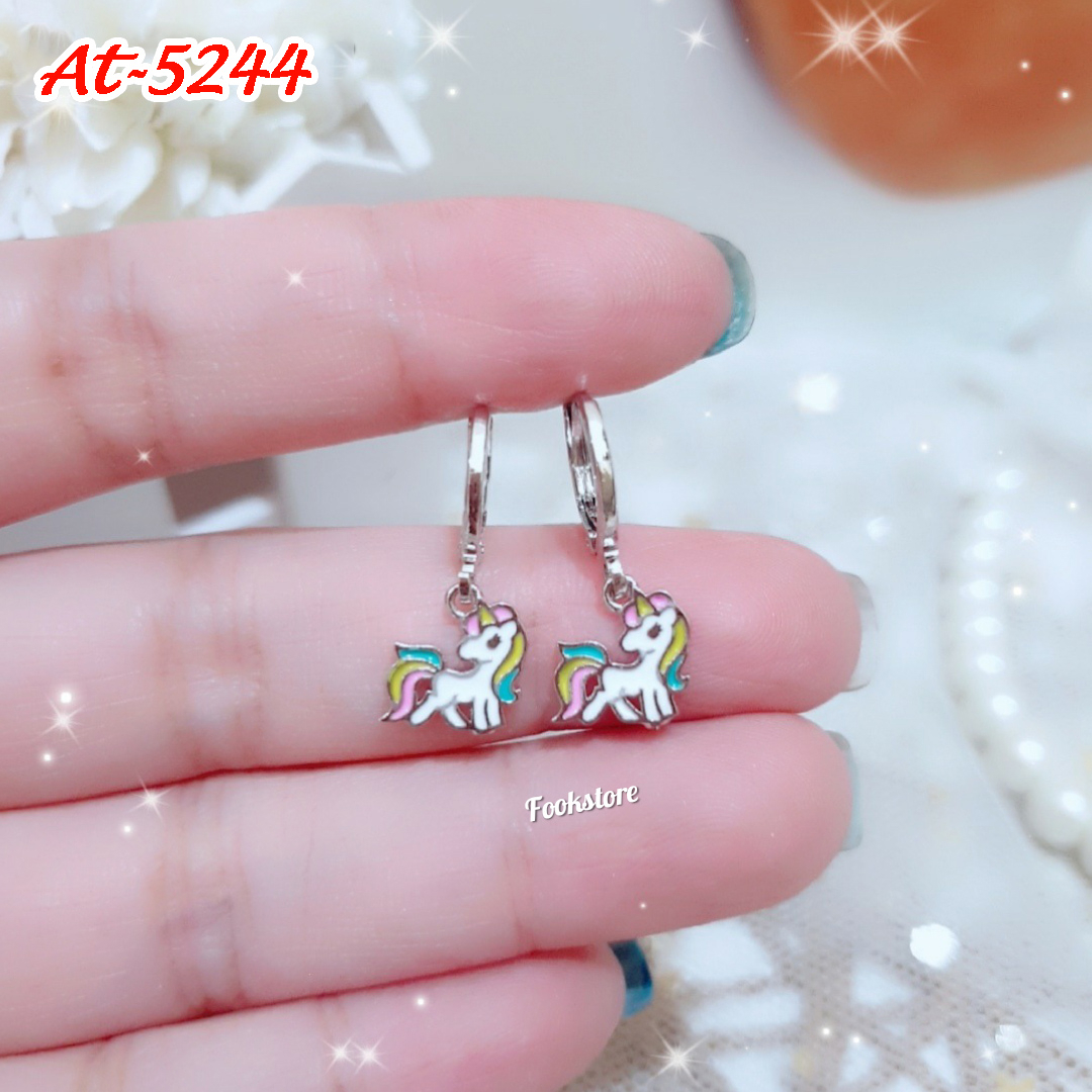 TERBARU ANTING ANAK XUPING WARNA SILVER KARAKTER PONY