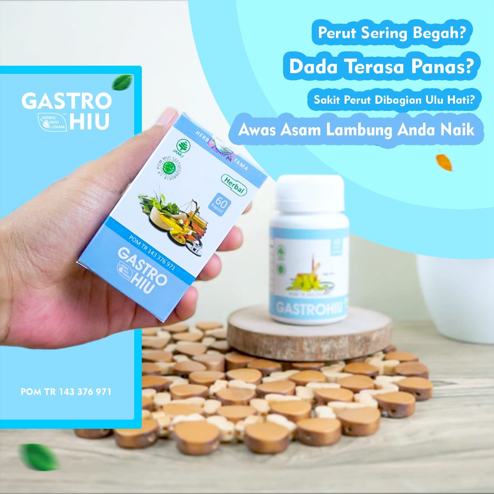 

GASTROHIU obat maag GASTRO HIU Herbal sehat lambung