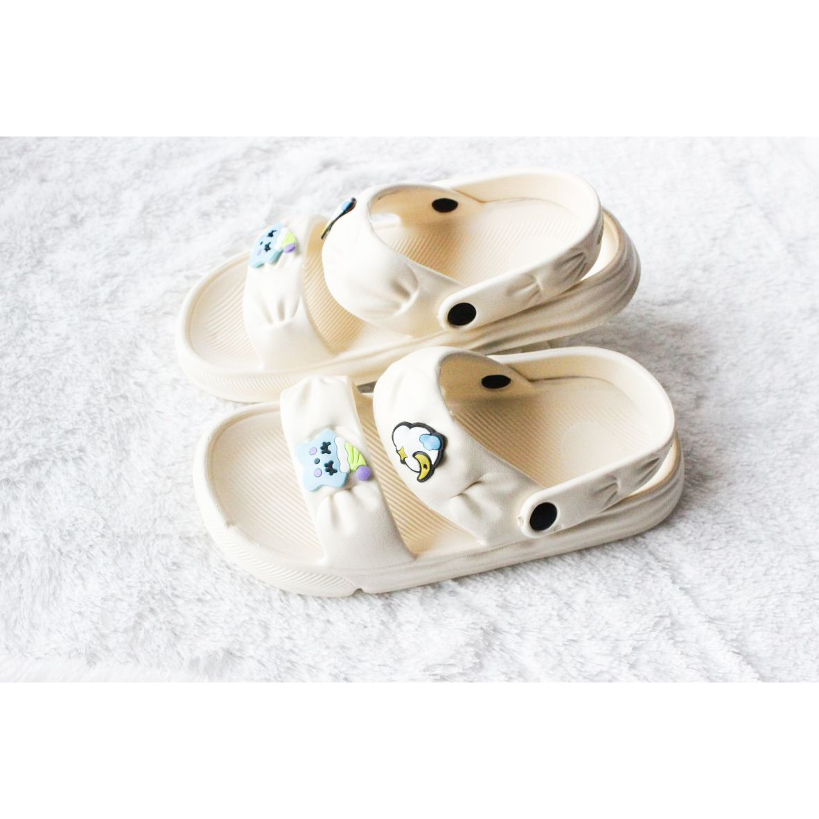 Sandal gunung anak cewe bahan karet eva lentur dan nyaman 30-35