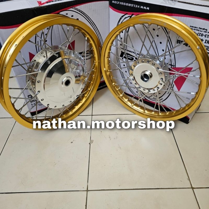Velg Pelek Ring14 Vario Scoopy Beat Genio VRossi Sepasang - Velg Ring14 Beat Scoopy Genio