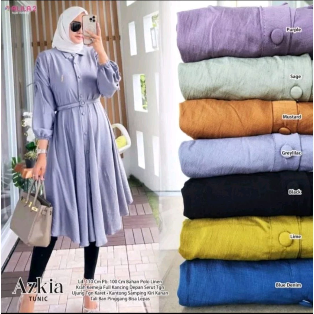 AzkiaTunik/PoloLinenPremium/Jumbo/TunikLinenCrinkleImport/Busui/TunikPolos