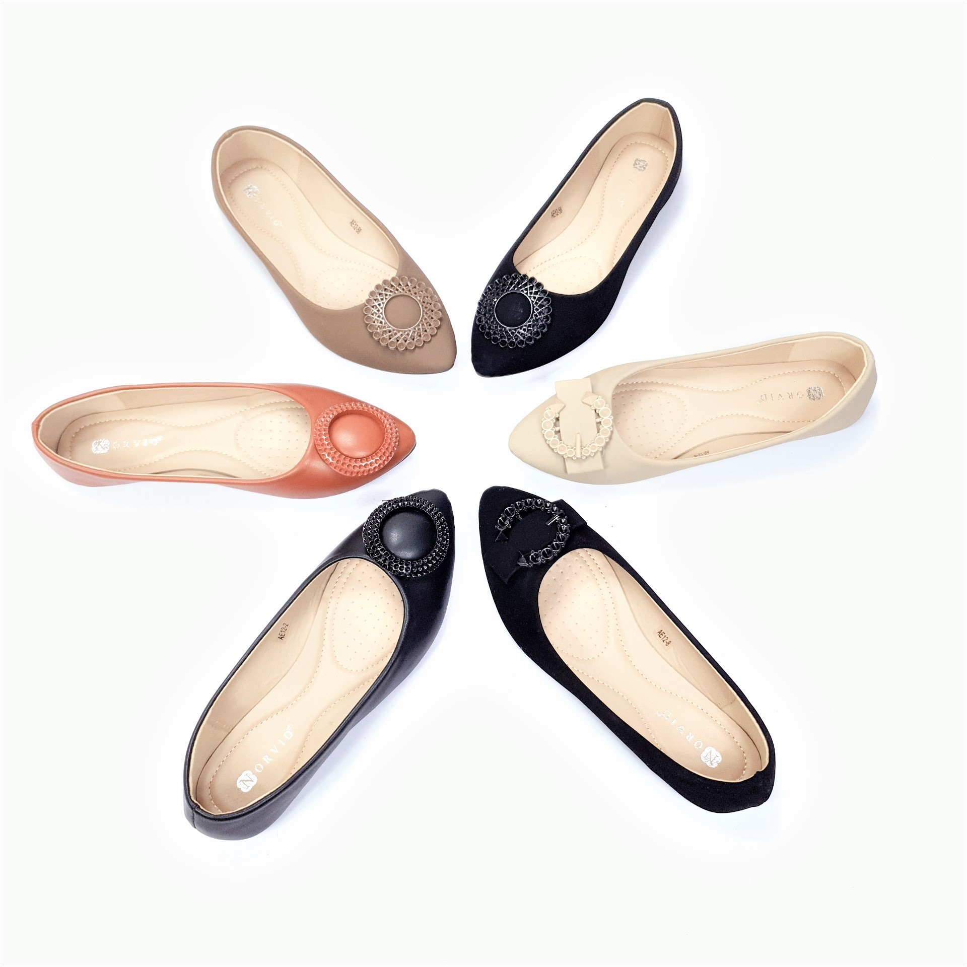 RESTOCK Norvid Flat Shoes Dove AE122 128 1258