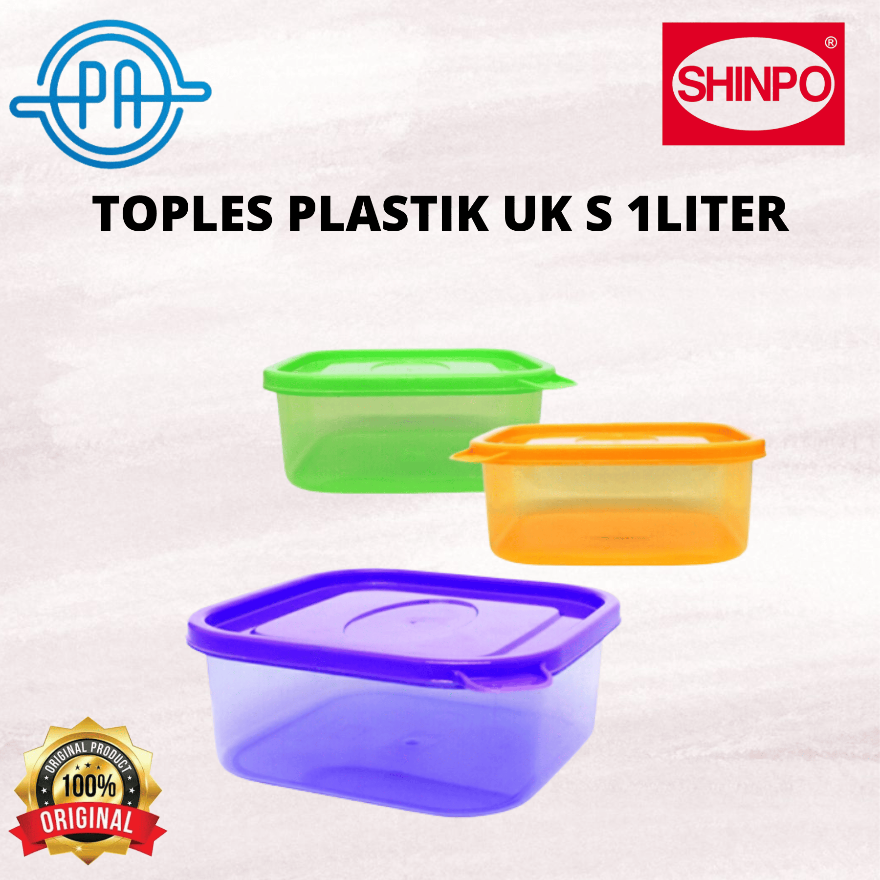 TOPLES PLASTIK SHINPO UK S SEALWARE BOCADILLO SIP 304 S 1LITER