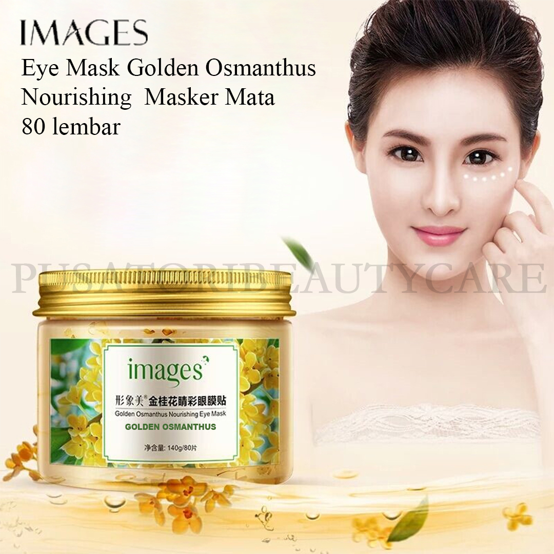 IMAGES Eye Mask Golden Osmanthus Nourishing Masker Mata 80 lembar