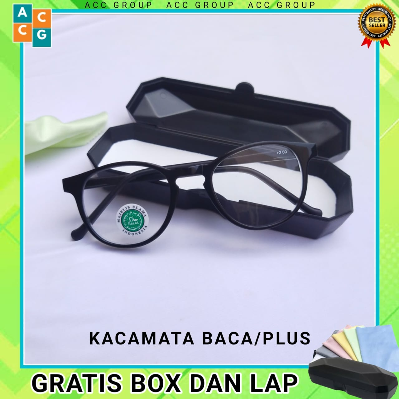 Kacamata Baca Kacamata Plus Oval Frame Plastik Kekinian