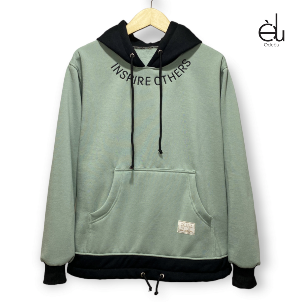 ODECU HOODIE BORDIR TWO COLOR INSPIRE OTHERS [LIMITED]