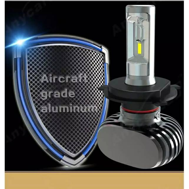 2Pcs Lampu Led Headlamp Mobil H4 S1 CSP ORIGINAL Head Lamp Motor Truk 12V 24V X-BRIGHT 4000 LM Sepasang