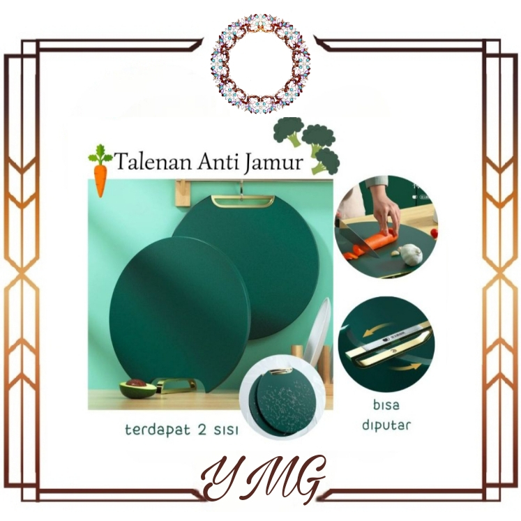 (YNM)CUTTING BOARD PLASTIC / TALENAN BULAT PREMIUM / TALENAN PREMIUM / TALENAN ANTI JAMUR / / TALENA