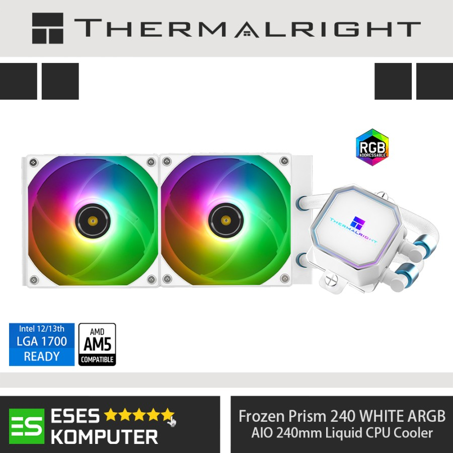 THERMALRIGHT FROZEN PRISM 240 WHITE AIO 240mm CPU Liquid Water Cooler