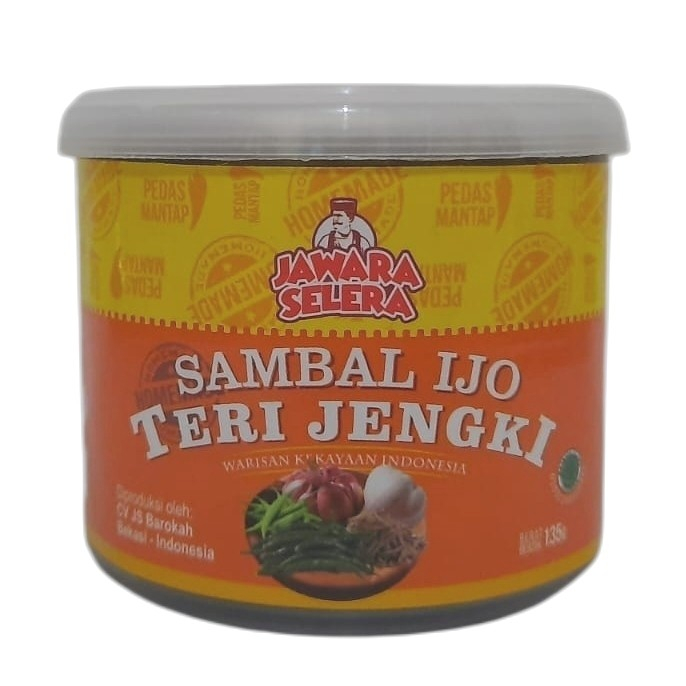 Sambal Ijo Teri Jengki JS Jawara Selera - 135Gram