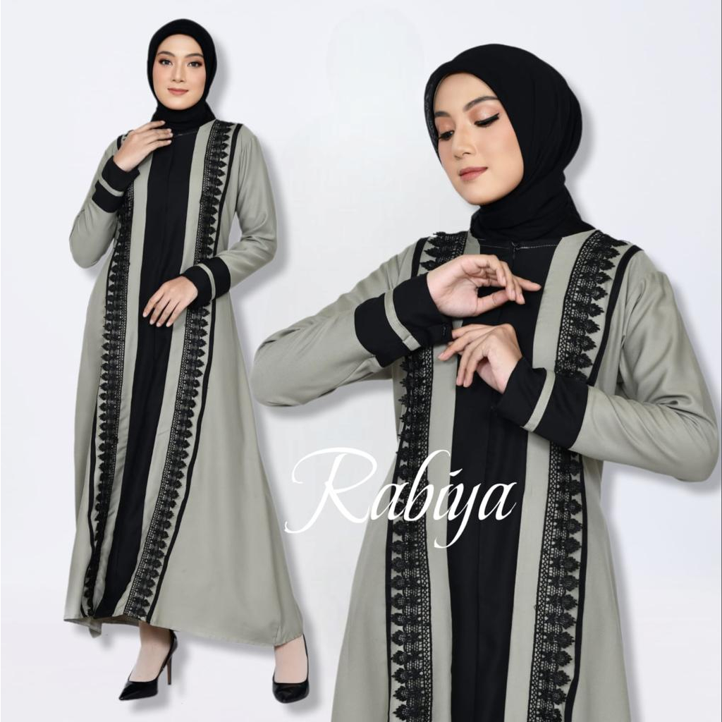 Gamis Jumbo Terbaru Fashion muslim wanita abaya turki hitam dress kondangan terbaru ukuran jumbo LD 130 140 L XL XXL 3L 4L