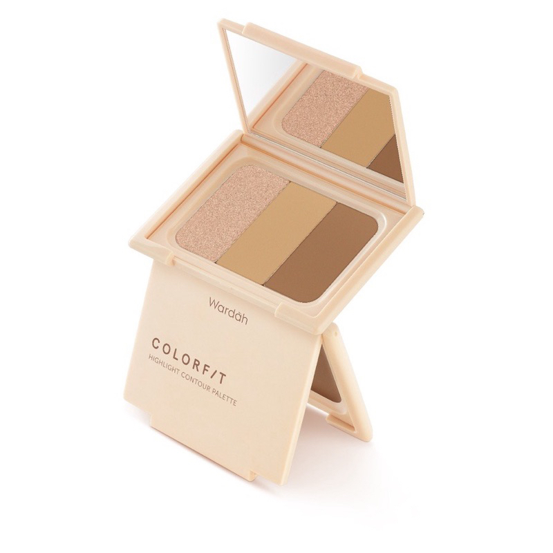 Wardah Highlight &amp; Contour Palette Colorfit New