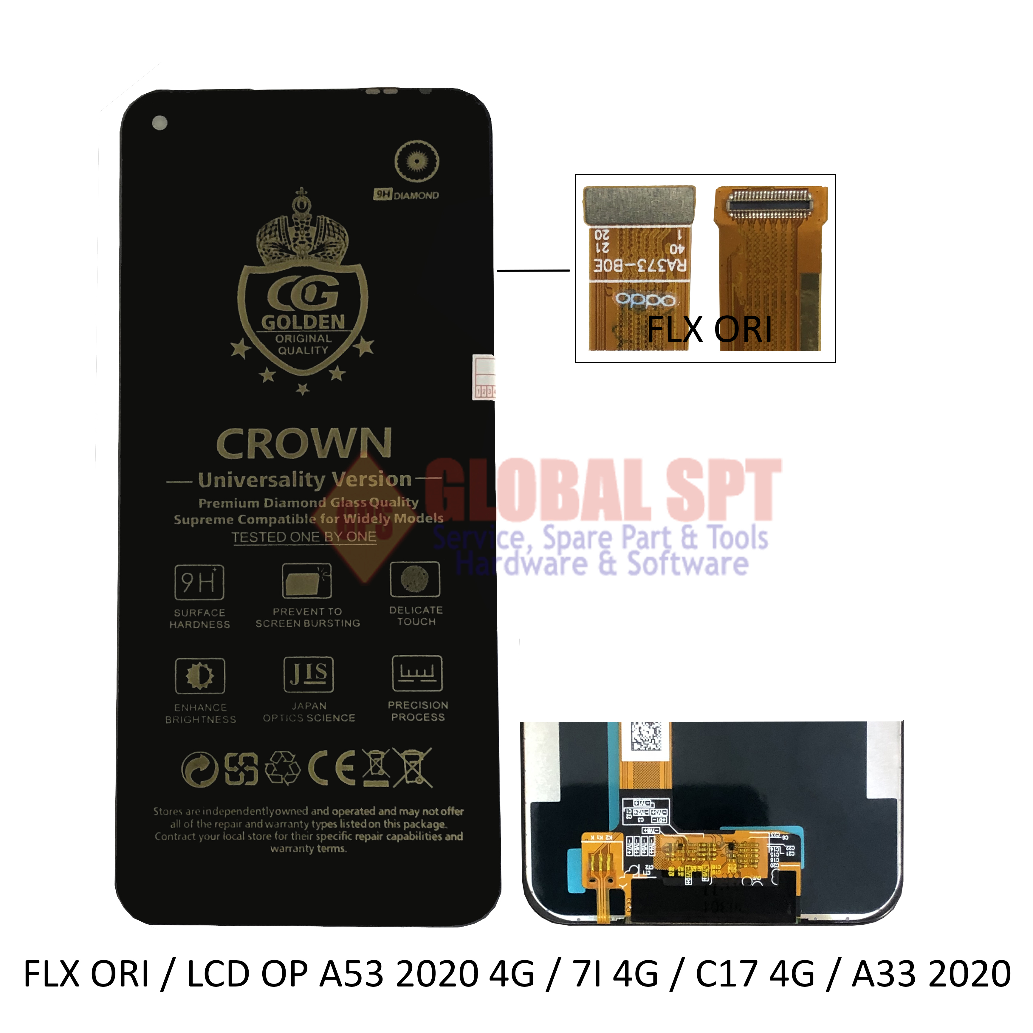 LCD TOUCHSCREEN OPPO A53 2020 4G / 7I 4G / C17 4G / A33 2020