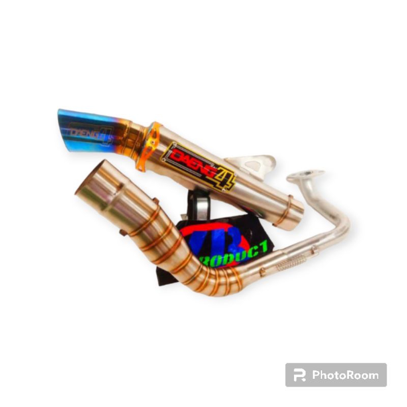 KNALPOT DAENG SAI 4 UJUNG BLUE VARIO 125 VARIO 150