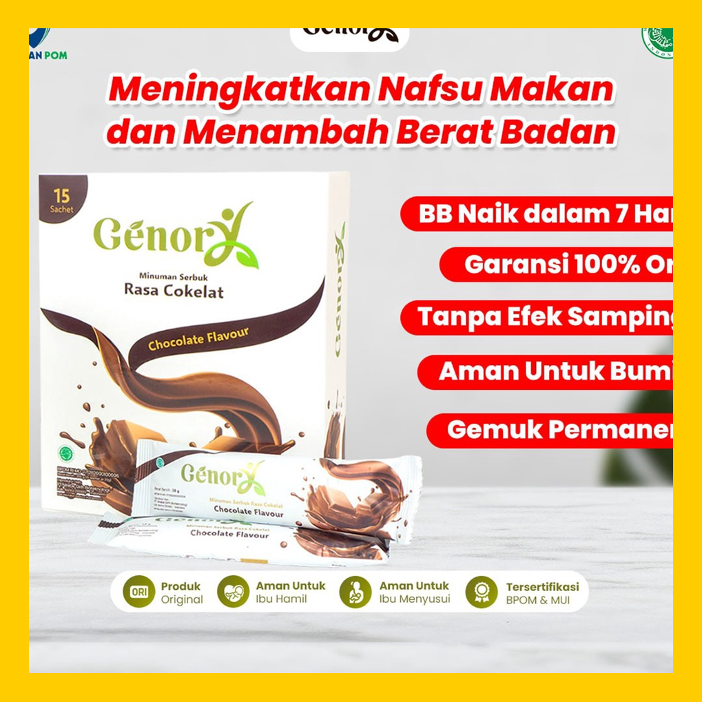 

PROMO 2 2 Susu Genory, Genory Susu Penggemuk Badan Rasa Coklat Minuman Bubuk