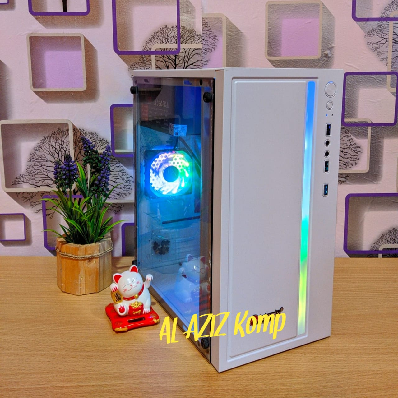 Pc Cpu Gaming Desain Intel Core i7 10700F Ram 16gb Vga 4gb SSD 256gb Murah