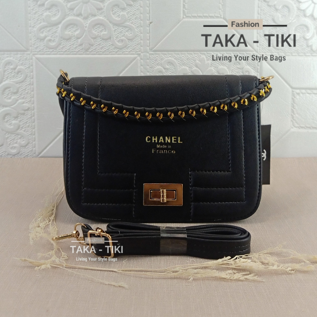 New Tas Selempang Slingbags CCNLL Wanita Terbaru Tali Rantai Anyam Simpel Elegant Premium Quality