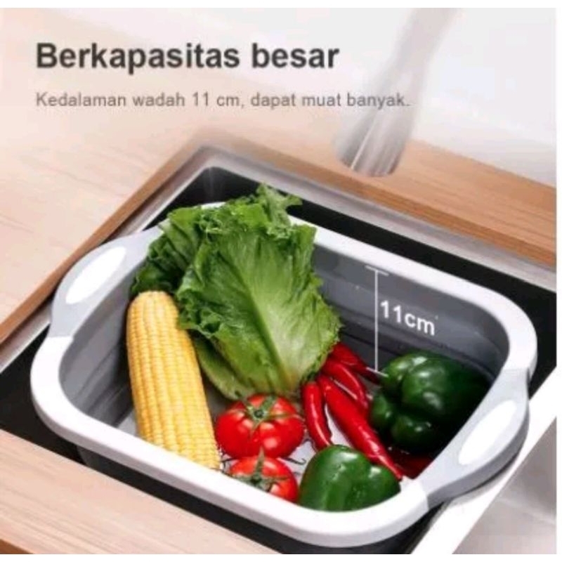 Telenan Lipat Baskom Multifungsi / Telenan Baskom