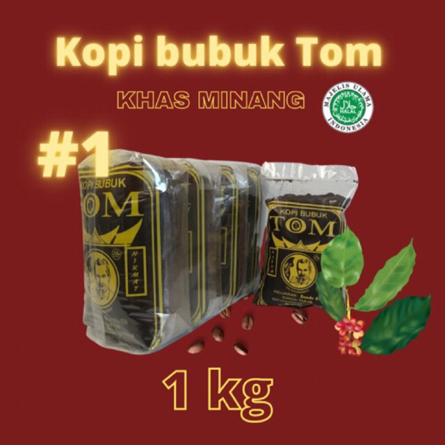 

Kopi bubuk Tom 1kg