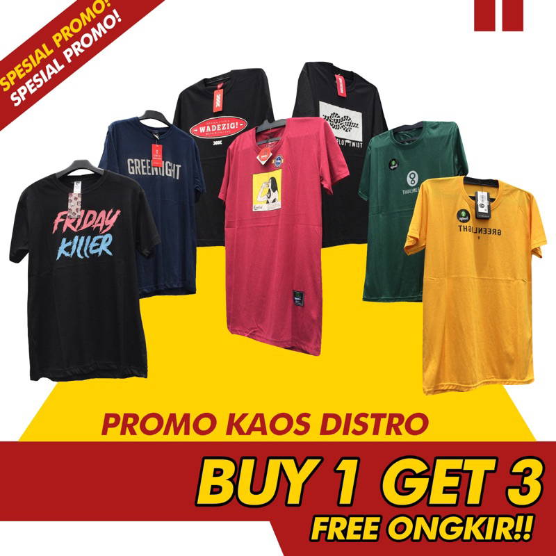 PAKET HEMAT 100RIBU GET 3 KAOS PREMIUM