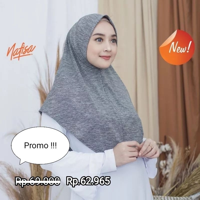 PROMO!!!!!!Hijab Instan Nafisa Ayana - jilbab soft ped premium berlualitas-AYANA