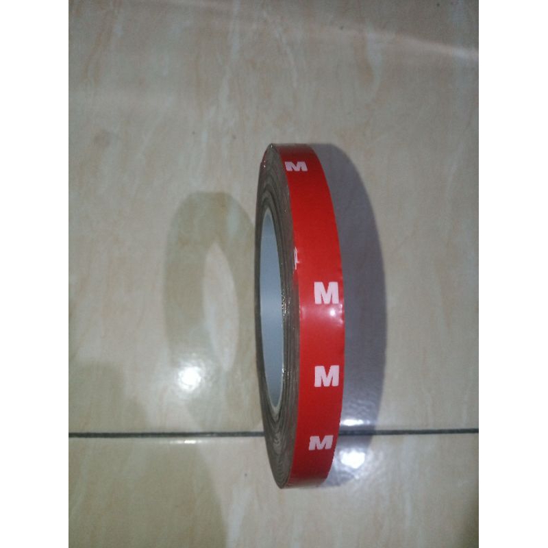 

isolasi dobbel tape 3M merah, ukuran 1cm