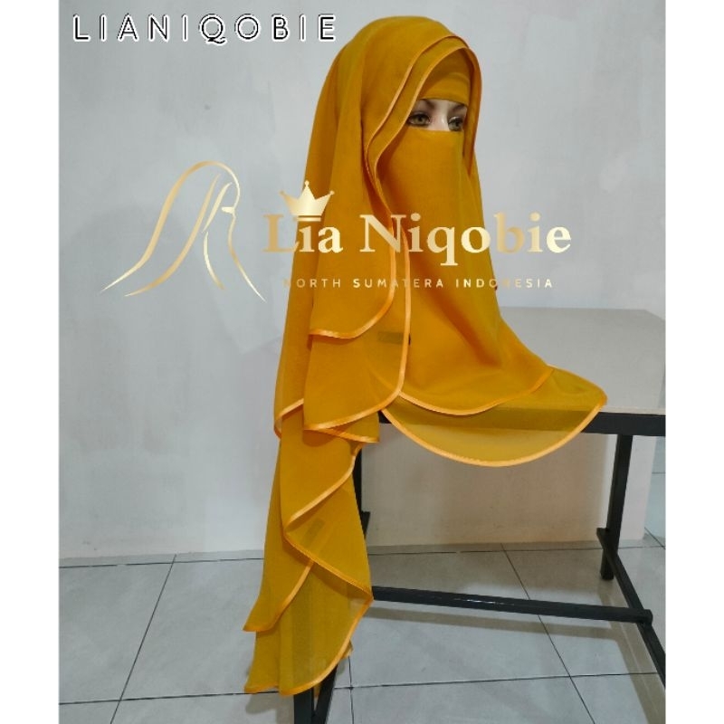 Niqob Bandana Veil 2 Layer