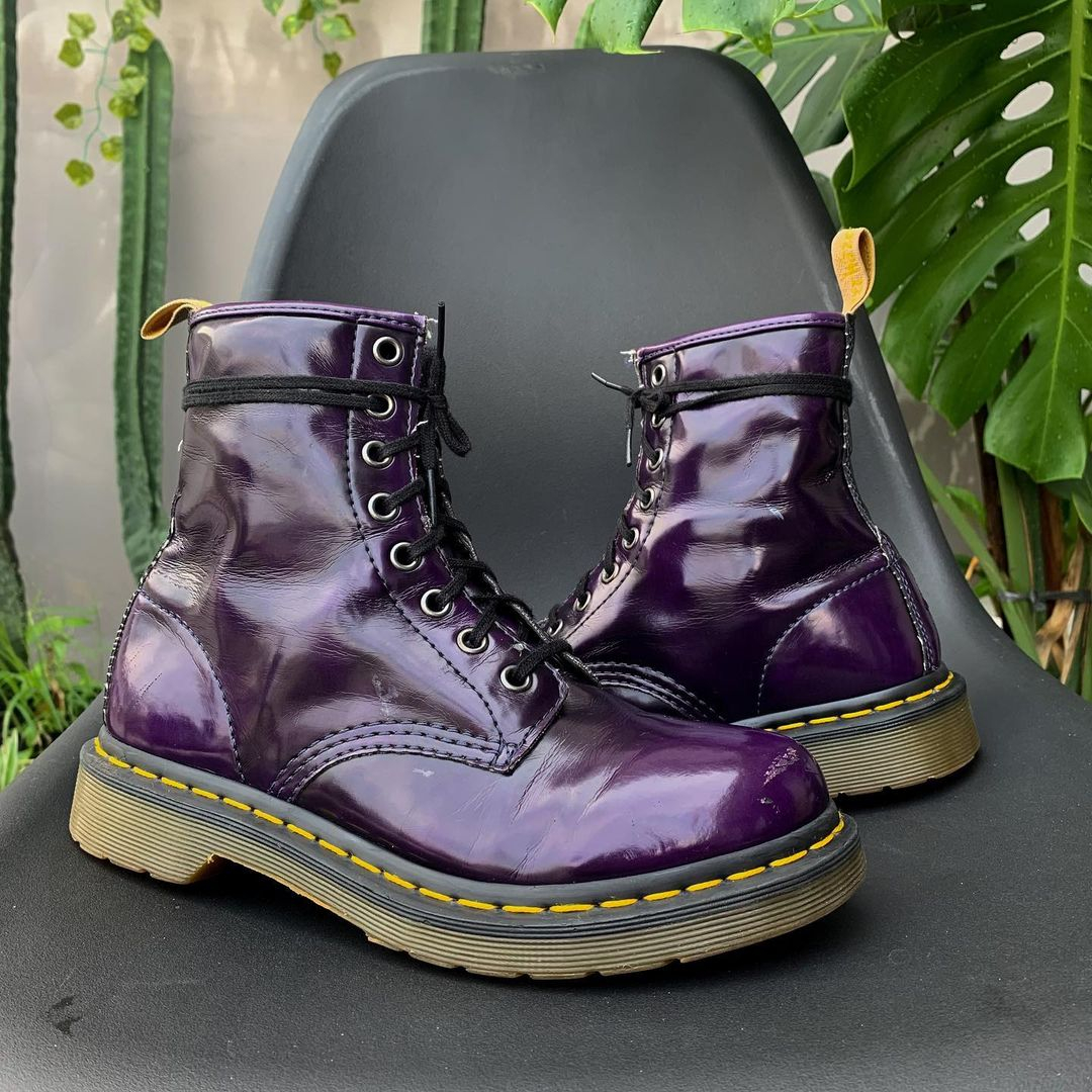 Dr martens 1460 vegan chrome