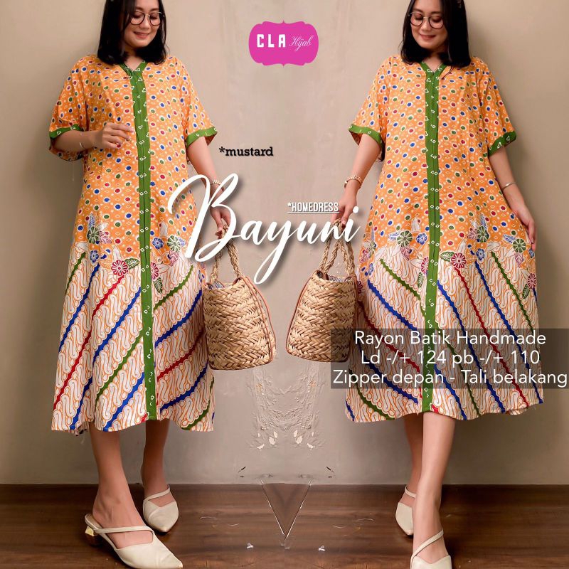 Bayuni Homedress Daster / Vindri Homedress Daster / Astiana Daster By Cla Hijab