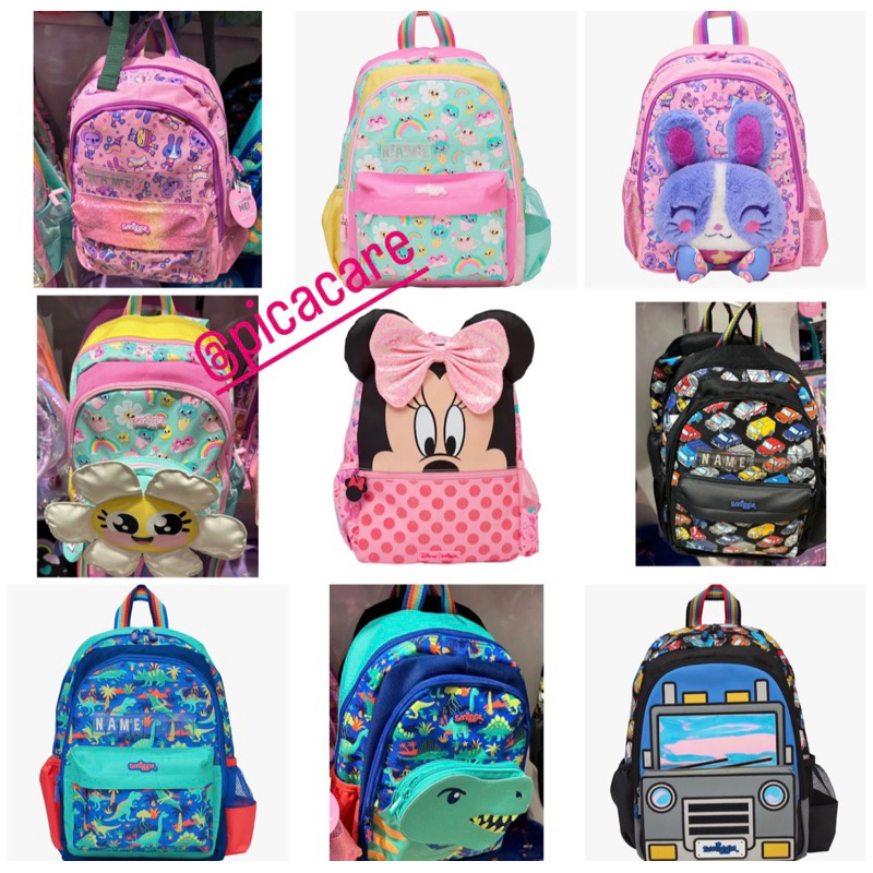 Smiggle Backpack Junior Character Flamingo Balerina Pink Tas Ransel Anak TK SD Original Asli Sale