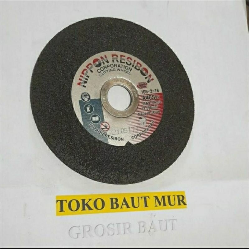 Batu gerinda potong 4 inchi Resibon