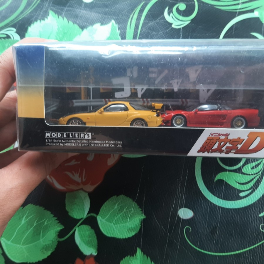 Hi Story Modeler Initial D Mazda Rx-7, Honda NSX Go Hojo